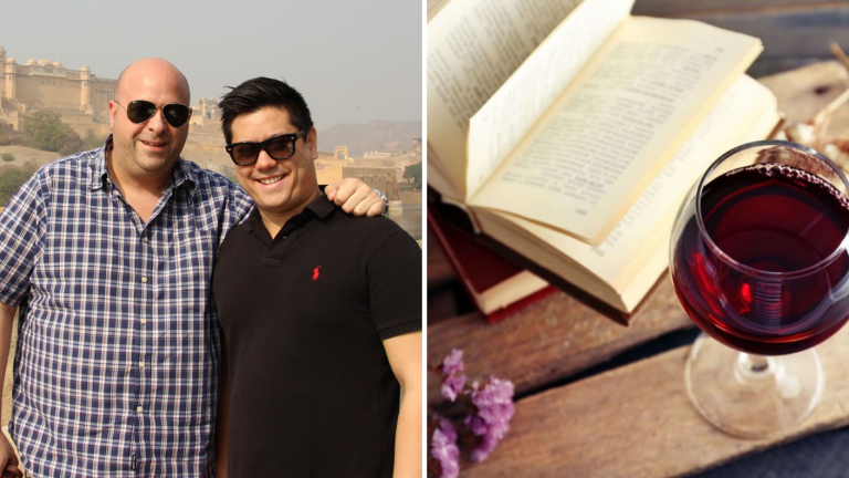 Jim Moustakas explains why books and wine are lockdown must-haves