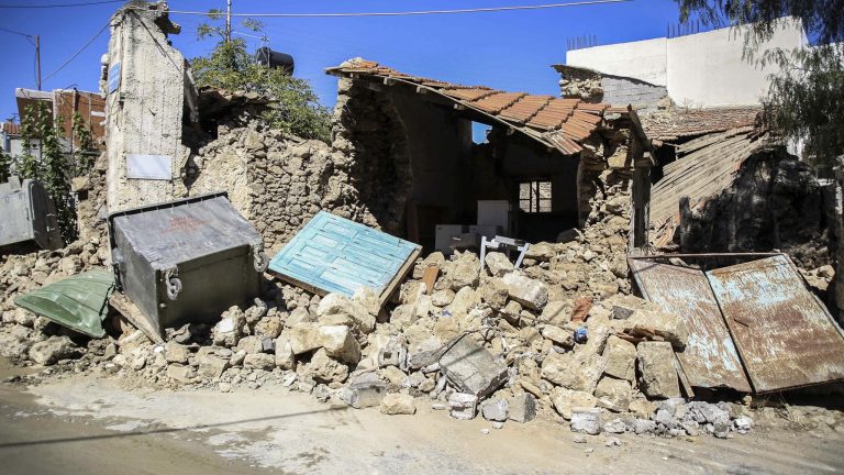 Crete earthquake leaves three quarters of stricken homes uninhabitable