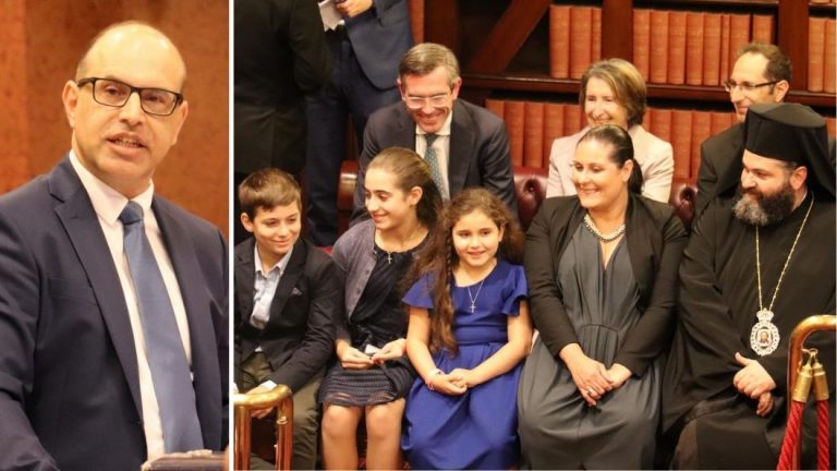 Peter Poulos delivers inaugural speech as member of the NSW Legislative Council