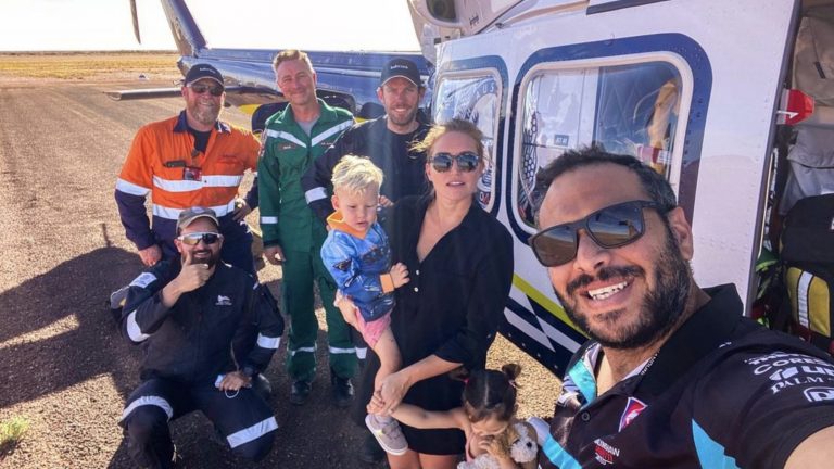 Zavros family rescued from SA outback after being stranded for five days