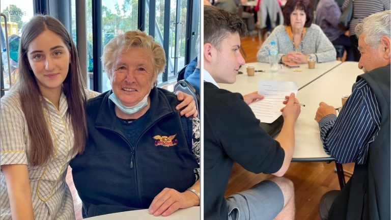 Adelaide High Students join seniors to learn Greek and keep immigration stories alive