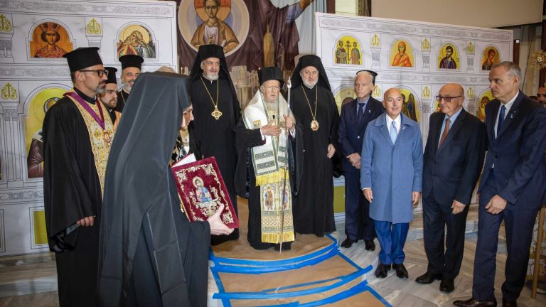 Orthodox patriarch blesses shrine near 9/11 memorial