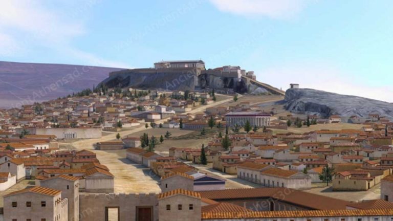 Watch: A 3D Flythrough Tour of Classical Athens