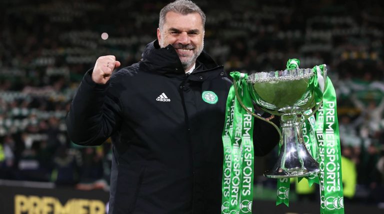 Ange Postecoglou lifts first trophy with Celtic FC