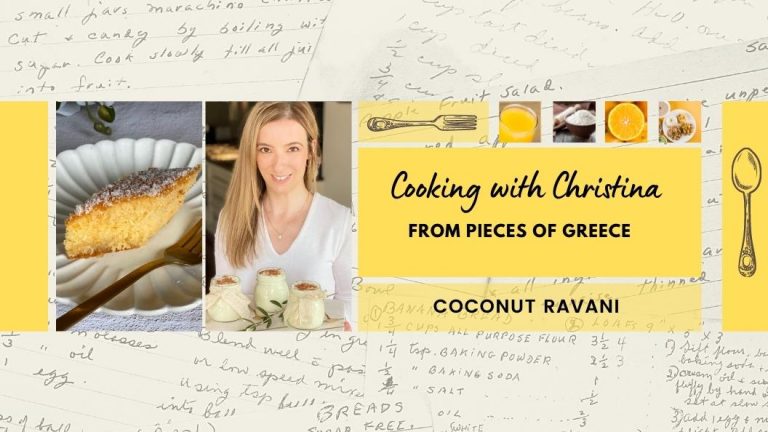 Cooking with Greek Food Bloggers: Christina’s Coconut Ravani