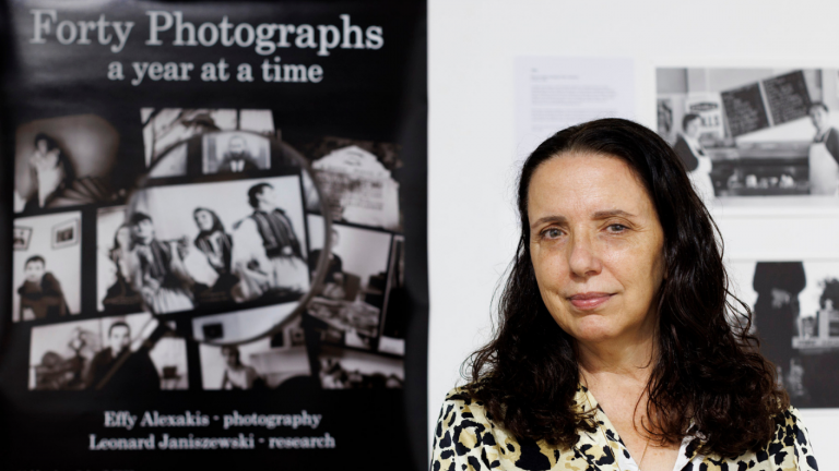 Effy Alexakis officially launches her ‘Forty Photographs: A Year at a Time’ exhibition