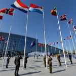 New NATO Headquarters Handover Ceremony and Fly-past – Meeting of NATO Heads of State and Government in Brussels