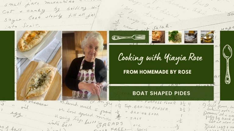 Cooking with Greek Food Bloggers: Yiayia Rose’s Peynirli (Boat Shaped Pides)