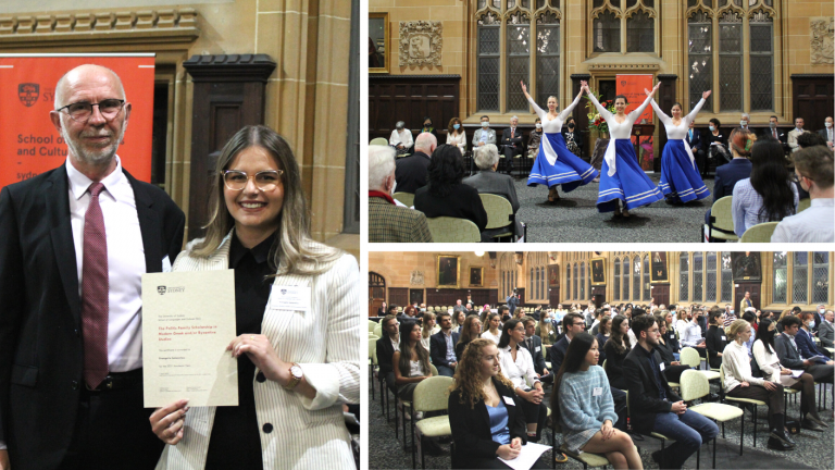 Department of Modern Greek students recognised at University of Sydney awards ceremony