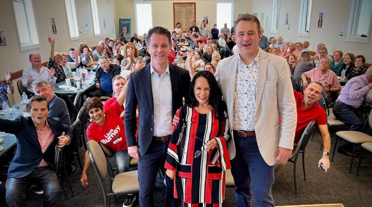 Labor MP Linda Burney goes Greek for re-election campaign launch 
