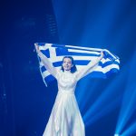 Waliking-out-Greeces-Amanda-Georgiadi-Tenfjord-at-the-Eurovision-Song-Contest-2022-Grand-Final-—-EBU-SARAH-LOUISE-BENNETT