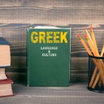 Greek language and culture concept