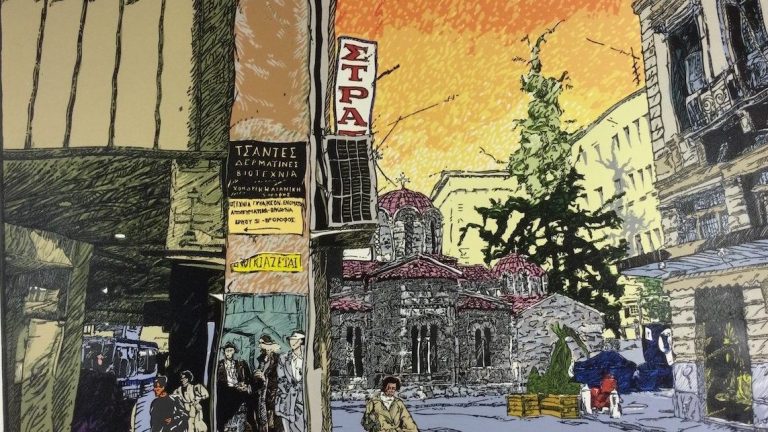 Greek exhibition by philhellenic linocut artist Michael Winters open in Canberra