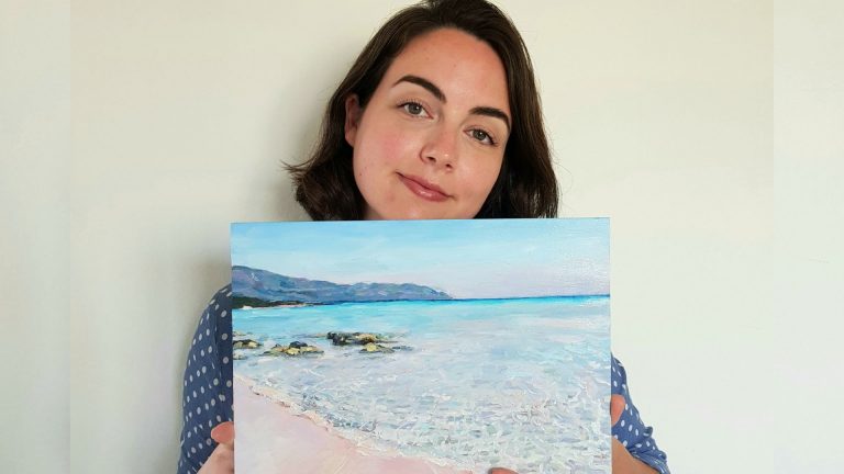 ‘Endless inspiration’: Why Australian artist Harriet Lawless travelled to Crete to paint