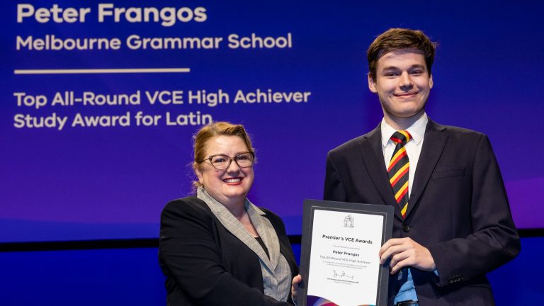 Drive, hard work and forced focus: Peter Frangos’ road to dux and a 99.95 ATAR