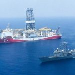 Turkish-flagged-drill-ship-continue-offshore-drilling-operations-in-Cyprus-in-the-Mediterranean-Sea-on-11-July-2019-Turkish-National-Defence-Ministry