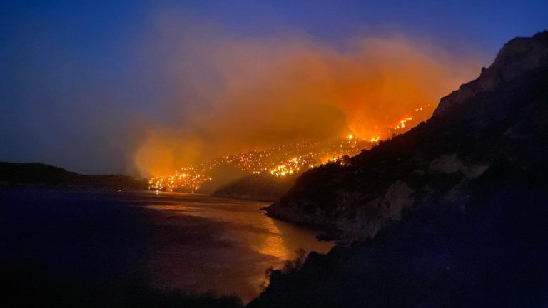 Two dead after firefighting helicopter crashes off Greek island of Samos