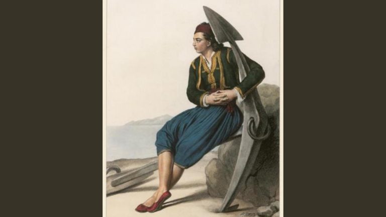 The Greek Sailor: On his broad shoulders Greece was built