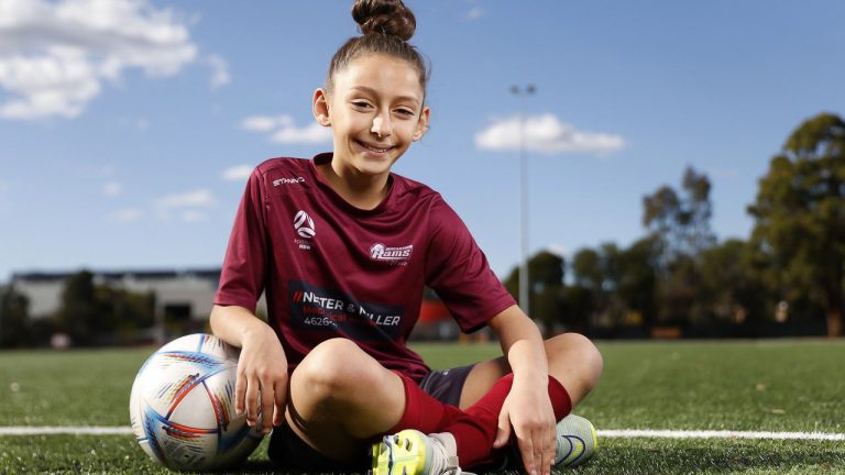 10-year-old Michaela Togias scouted to play in the UK by Manchester United and City