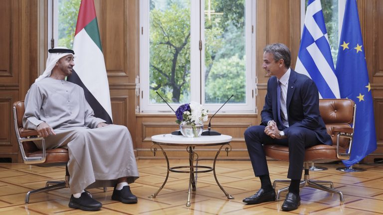Energy and security at the centre of Greek PM’s meeting with UAE President