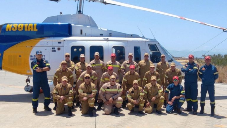 ‘We have support from local communities’: Australian crews continue to fight wildfires in Greece