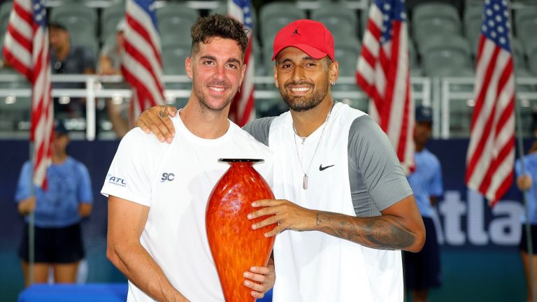 Nick Kyrgios and Thanasi Kokkinakis claim second doubles title at Atlanta Open