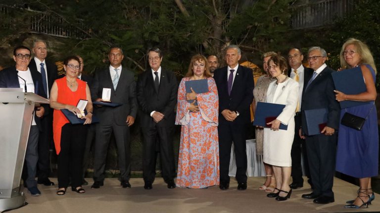 Two Australians with Cypriot heritage awarded the Presidential Medal in Cyprus