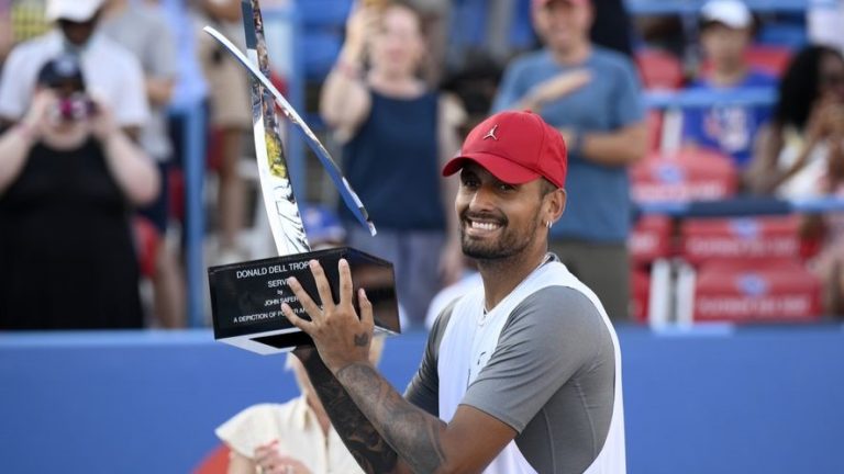 Nick Kyrgios makes history at Citi Open as he sweeps the singles and doubles