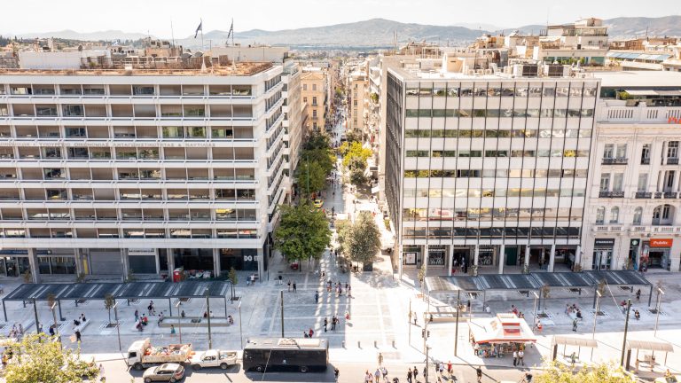 Restoration works at Syntagma Square in Athens almost complete