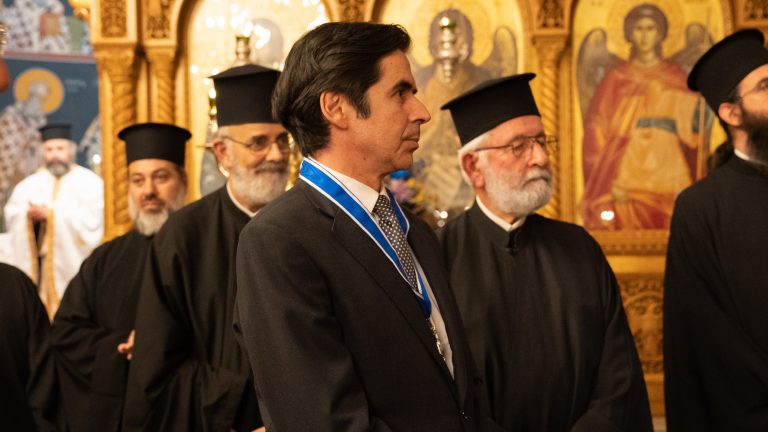 Consul General of Greece in Sydney awarded the Silver Cross of St Andrew the Apostle