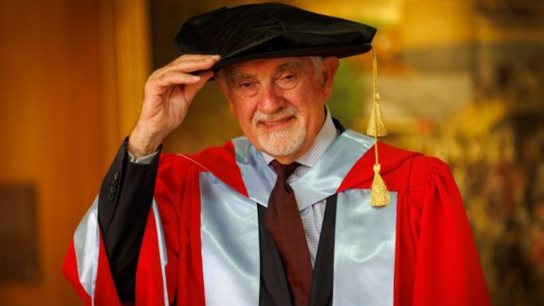 Former Victoria University Chancellor, George Pappas AO, receives Honorary Doctorate