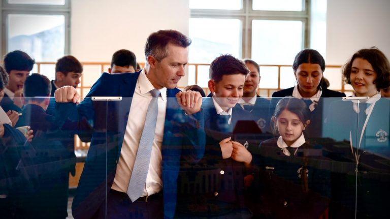 Federal Education Minister meets with St Euphemia College students at Parliament House