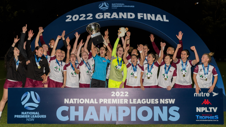Stephen Peters leads women’s team at Macarthur Rams FC to championship success