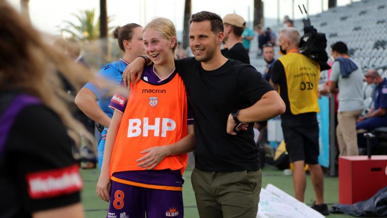 Perth Glory FC coach Alex Epakis on mentoring the next generation of female footballers
