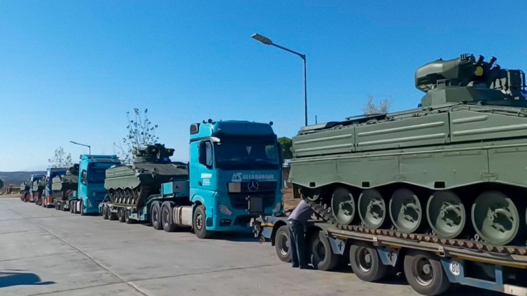 First German tanks arrive in Greece under Ukrainian swap deal