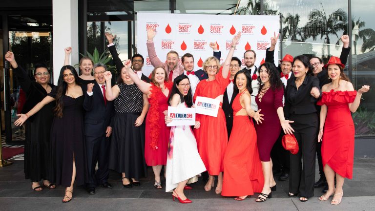 A Bloody Great Night Out raises funds for blood cancer research at Sydney hospital