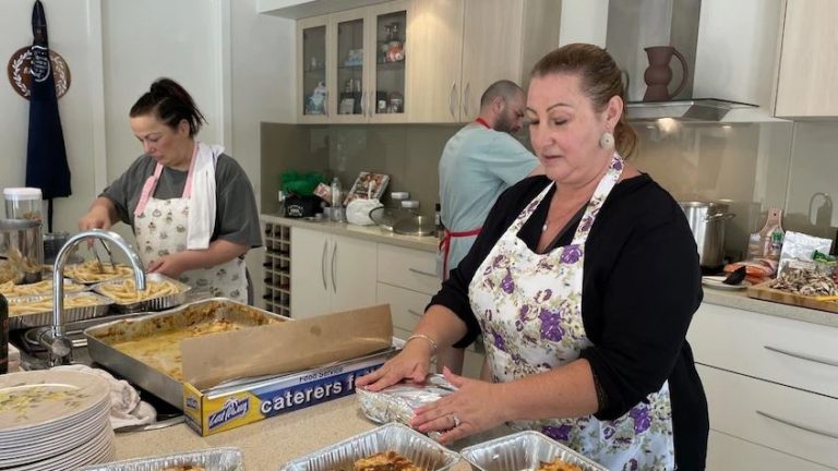 Kathy Kostoglou: The Victorian cooking pastitsio for flood victims