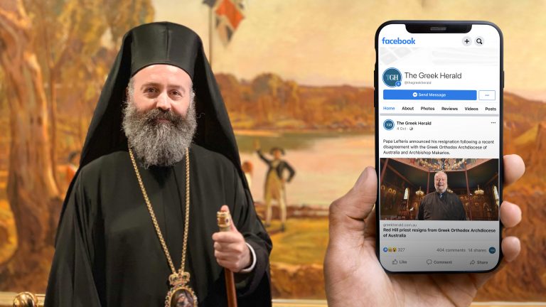 Australia’s Greek Orthodox Archbishop requests comments be turned off on The Greek Herald FB page