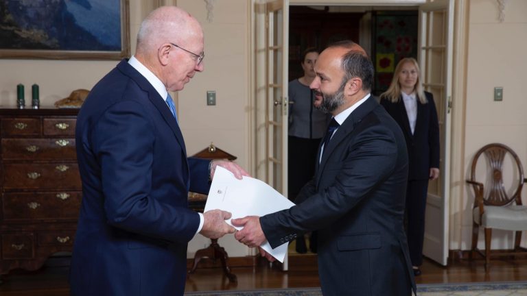 New High Commissioner of Cyprus in Australia meets with Governor General