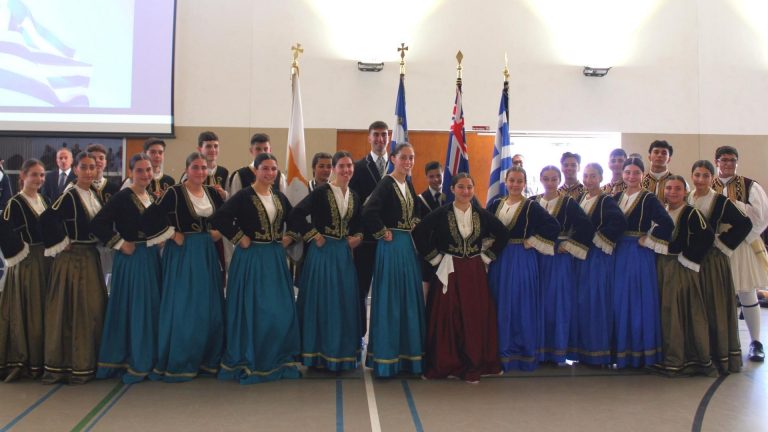 All Saints Grammar students proudly display Hellenic culture at OXI Day celebrations
