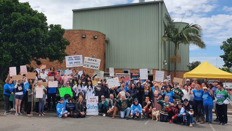 ‘We need action now’: Community rallies to save Canterbury Olympic Ice Rink from closure