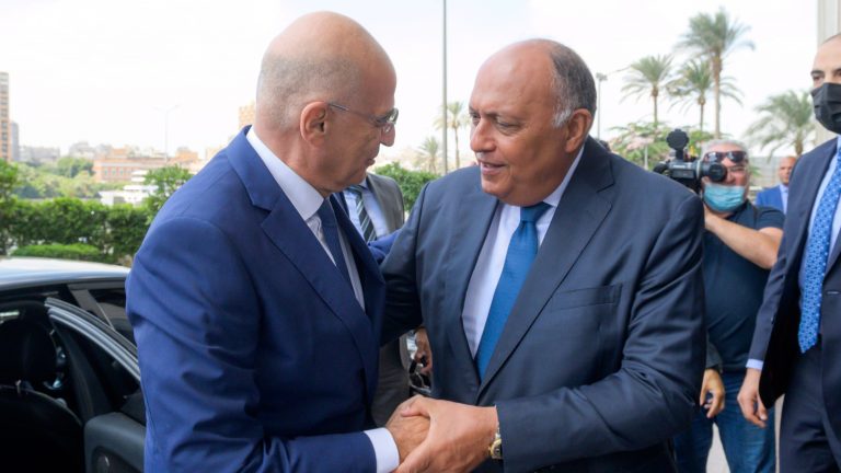 Greek and Egyptian foreign ministers slam Turkish-Libyan maritime energy deal as ‘illegal’