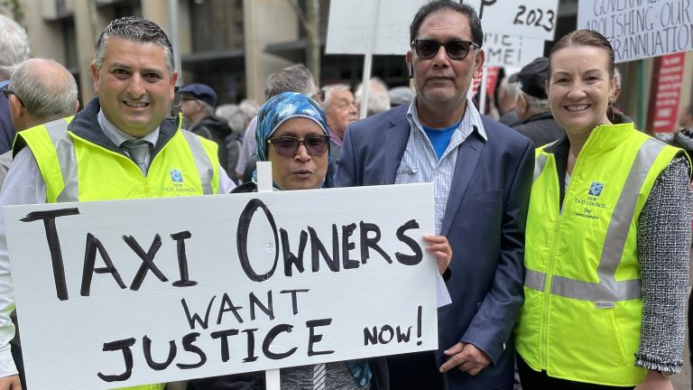 ‘Wanted to leave a legacy for my kids’: NSW taxi licence owners repeat calls for fair compensation