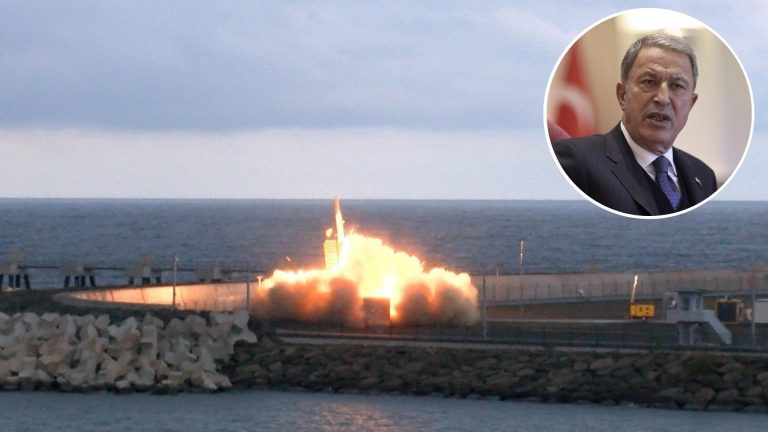 Turkey test fires missile as Defence Minister calls for talks with Greece
