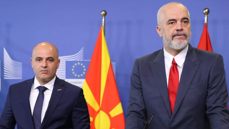 North Macedonia and Albania strengthen relations as they pursue joining EU