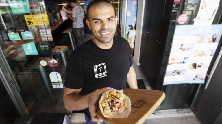 Nick Mitrossilis: Owner of The Yiros Shop in Brisbane is hungry for success