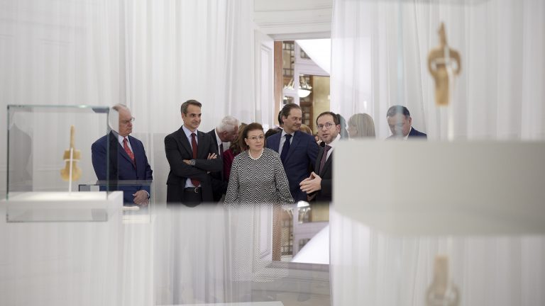 Ancient artefacts from US billionaire’s private collection displayed for first time in Athens