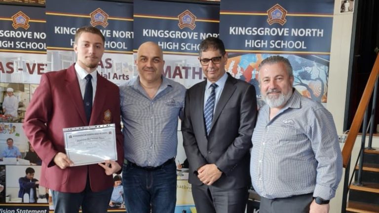 Sydney student Kosmas Tsatas receives inaugural Mytilenian Odysseus Elytis award