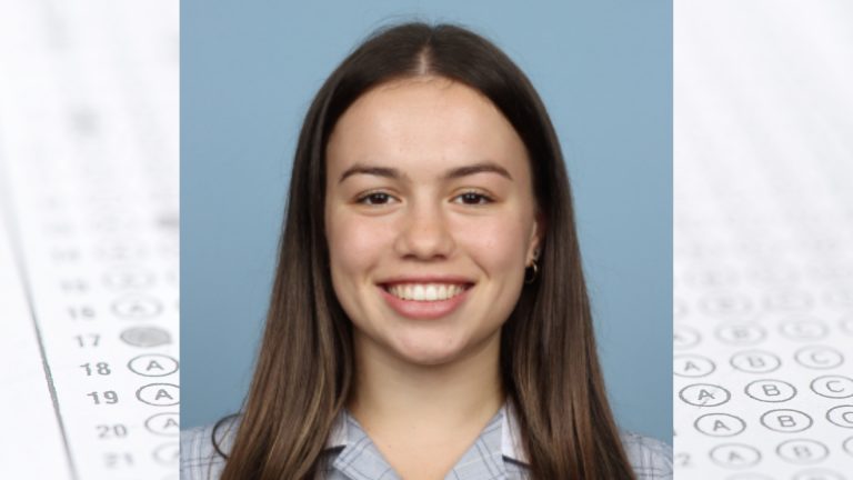 Year 12 student Jacinda Tsakalos ranked among top performers in South Australia