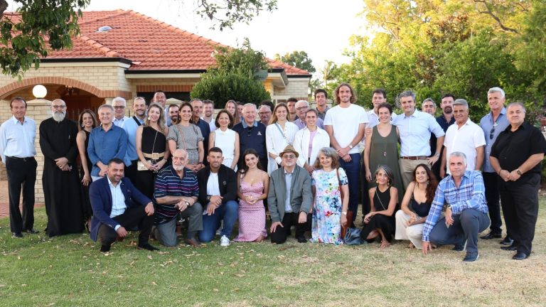 Greek tennis players welcomed to Western Australia with official dinner reception